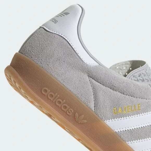 11.5M - [NEW] Men's adidas Gazelle Indoor Shoes 'Grey' JQ0176